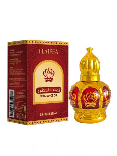 زيت عطر بالكرة 15مل تاج البطن، رذاذ عطري عربي شرقي، رائحة منعشة وطويلة الأمد للجنسين، باللون الأحمر أو الأزرق، محمول للمواعدة والتسوق والتجمعات، هدية
