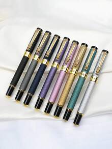 1pc Women's Best Luxury Ballpoint Pen, Gift Set, Black Ink High-End Ballpoint Pen, Reusable, Professional Beautiful Pen, Cool Pen, Lovely Designer Ballpoint Pen, Calligraphy Pen, Calligraphy Practice Pen - Multicolor - View 8