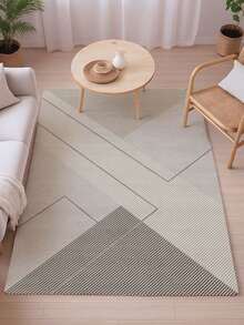 1件装时尚简约风格室内装饰大地毯，新款仿羊毛可水洗底室内地毯，客厅地毯，沙发地毯，卧室地毯，床边防滑垫，房间地垫，餐厅厨房地毯，办公椅垫，玄关门垫，户外野餐毯，户外露营垫 - 多色-1 - 查看 18