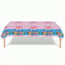 1件装狗狗主题派对用品，一次性桌布，无需清洗，宽松桌布。卡通桌布，节日派对，狗狗主题桌布增添氛围（款式随机） - 彩色 - 查看 6