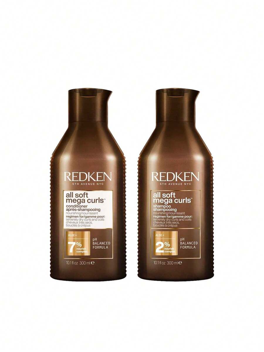 Redken [Bundle] All Soft Mega Curls Shampoo 300 Ml + Conditioner 300 Ml - All Soft Mega Curls - View 1