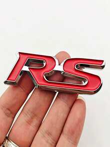 3D立体汽车字母标志RS徽章后备箱贴纸翼子板侧标适用于思域、锋范、飞度、舒尔、爵士等车型汽车配件 - A - 查看 5