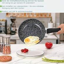 Induction Frying Pan Set, 3-Piece (20/24/28 Cm), Non-Stick Frying Pans With Silicone Handles, For Induction Cookers And All Types Of Cookers - View 9