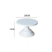 8/10/12 pulgadas Soporte de pastel de metal blanco, adecuado para decoración de bodas y fiestas de cumpleaños, suministros para decorar pasteles, decoración de mesa de postres, bandeja de pasteles, estante de pastelería, soporte de exhibición de postres de hierro blanco alto, se puede usar para bufé y descanso del té, decoración de mesa de boda - Multicolor - Ver 10