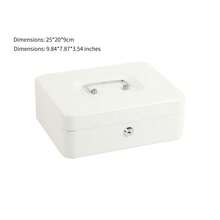 Portable Key Box, Steel Cash Box, Home/Store Storage Cabinet For Keys, Coins, Jewelry - Multicolor - View 27