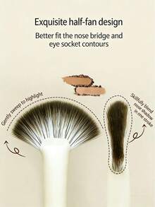 10支/5支眼影刷套装，适合初学者的化妆刷套装。包含眼影晕染刷、遮瑕刷、眼线刷、腮红刷、鼻影刷、细节刷、散粉刷等。经济实用的美妆工具套装。 - 米色 - 查看 7