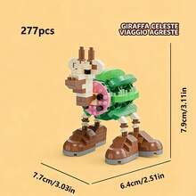 Tung Tung Sahur Character Building Blocks Toy, Tralalero Tralala, LiriLi Larrla, Boneca Ambalam Character Building Blocks Toy, Gift For Party, Birthday - Multicolor - View 16
