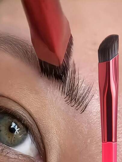 1/3pcs Eyebrow Brush Set, Eyebrow Shaping Tool, Eyeshadow Brush, Concealer Brush, Multi-Functional Makeup Brushes, Soft & Portable, Contour Hairline Makeup Tool, Professional 3D Eyebrow Brush, Suitable For Beauty & Home Use