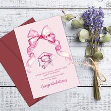 1pc Unique Graduation Invitation Greeting Card With Envelope - Congrats Grad Card, Graduation Party Celebration Card, Graduation Gifts - Perfect Gift For Friends & Family - A - View 4