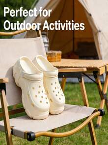 女士透气防滑户外沙滩凉鞋，时尚厚底拖鞋 - 多色 - 查看 2