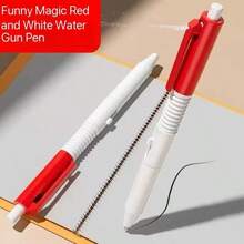 1pc Water Gun Pen, Press To Squirt Water, Ballpoint Pen, Prank Toy, Wholesale Funny Gag Gift, And Fun, Great For Friends - Multicolor - View 5