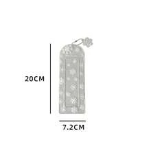 1个透明白色雪花形4槽卡套，长挂绳徽章卷轴，女粉丝卡包 - 雪花卡套 - 查看 6