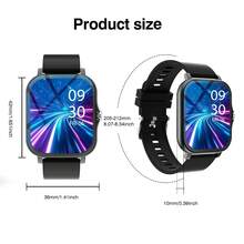 Smart Watch, Wireless Calling /Dial, Multi -Sport Mode, Calling Reminder And Rejection,Information Reminder,SMS Reminder,For IPhone/Andriod - Multifärgad - Visa 10