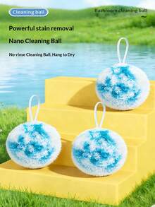 1个清洁球，强力去除家用水槽、洗脸盆、浴室盥洗台上的污渍，神奇擦洗 - 彩色 - 查看 3