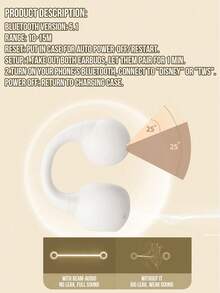 J01 白色蓝牙 5.3 耳机 - 经典白色图标设计，3.7V 200mAh 电池，48 小时超长续航，360° 防漏音，CVC 清晰通话，自动配对，LED 剪影充电盒，IPX4 级防水，触控操作，Type-C 快充，是送给孩子和成人的完美礼物，适合旅行、健身、学校、办公室等多种场合。 - 白色米奇 - 查看 7