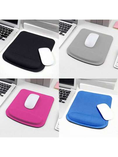 1pc Square Office Wrist Rest Mouse Pad
