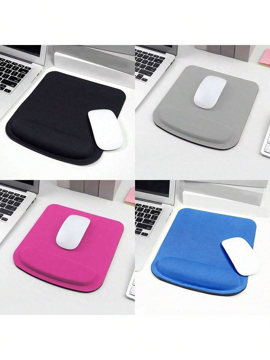 1pc Square Office Wrist Rest Mouse Pad - View 1