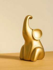 1个/2个金色大象摆件，家居装饰，现代简约风格，适合客厅和卧室 - 多色 - 查看 7