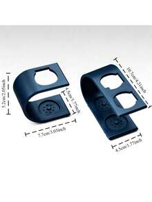 通用电动牙刷架 | 防滑倾斜式收纳底座，带通风孔 | 保持刷头干燥卫生 | 简约现代设计（单/双刷架可选） - 彩色 - 查看 4