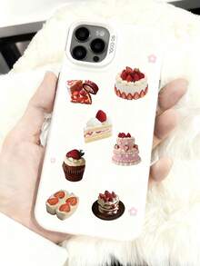 63/102 Pcs Strawberry Dessert Realistic Stickers Set – High-Definition Cream & Strawberry Texture, Waterproof For Journals, Cups & Gift Wrapping, Scrapbook Stickers, Stationery Supplies Scrapbook Supplies Funny Stickers Kindle - Strawberry Dessert - View 2