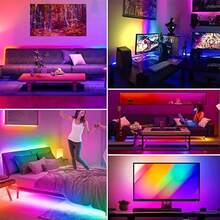 USB RGB LED Light Strip With Dynamic Color Sync Function, Suitable For TV, Room And Christmas Decoration. Widely Used For Car Decor, Party Lighting - Multicolor - View 6