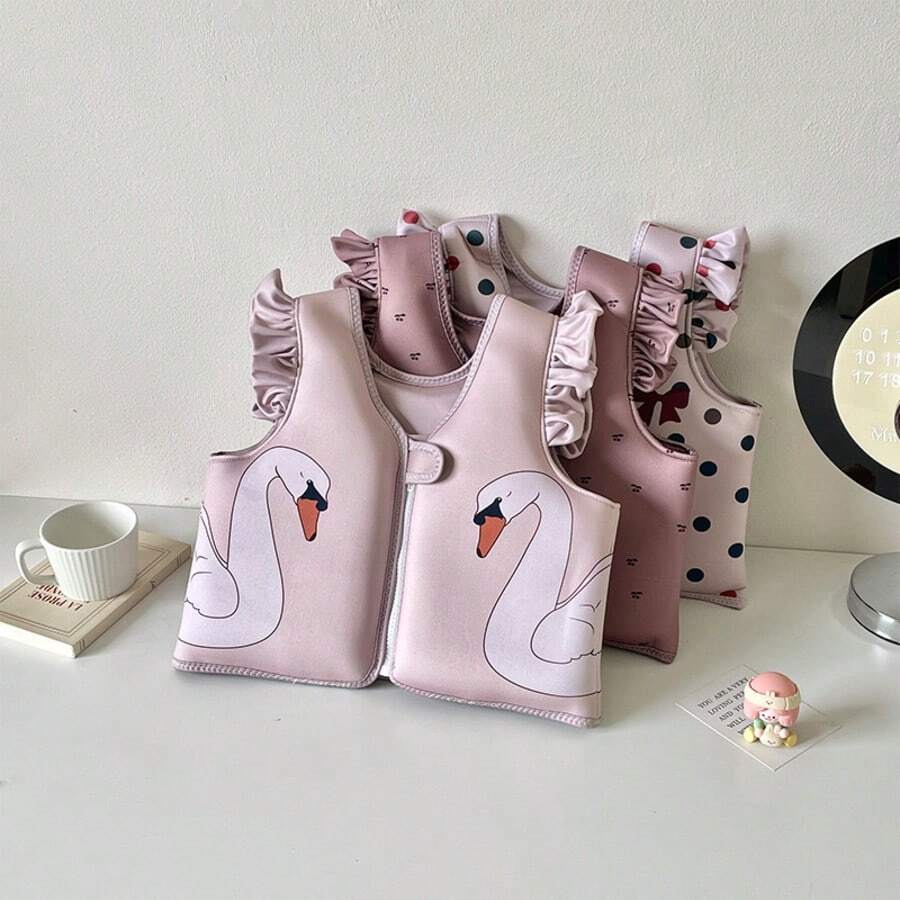 蕾丝儿童游泳背心，幼儿游泳训练救生衣，适合在海滩和泳池进行浮力游泳