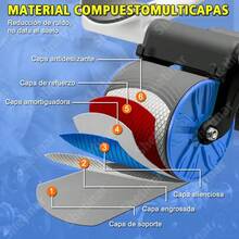 Abdominal De Rebote Automático Con Soporte Para Codo - Beis - Ver 6