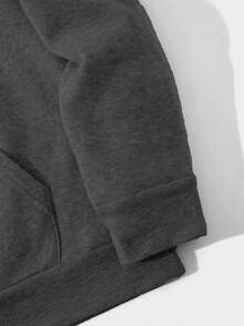 Men Graphic Hoodies | Champion Logo With Drip Effect Men's Fashion Hoodie | Fleece Lined Fabric, Winter Warm Hooded Sweatshirt | Gift For Husband/Boyfriend | Unisex - 灰色 - 查看 4