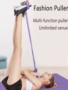 Bandas de resistencia para entrenamiento en casa - Cuerda elástica de tracción, adecuada para ejercicio en casa, amantes del yoga, mejora de la flexibilidad, mantenimiento de la figura perfecta, bandas de resistencia - Multicolor - Ver 5