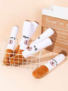 毛绒发声咀嚼娃娃 香烟造型狗/猫玩偶，逼真毛绒宠物枕头配件 - 彩色 - 查看 5