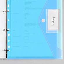 20er Dokumentenmappe A4 Druckknopf Dokumentenhülle Dokumententasche Mappe Farben - 20 Stück - Übersicht 6