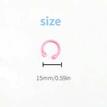 1 Pack Of 20/50/100 Loose Leaf Rings, Creative And Versatile, Free To Use, Boxed With Open Loops, Cards, Punched Loops, Buckles, Creative Storage - Sets - View 7