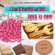 Ceramic Art Letter & Number Polymer Clay Sculpting Tools, Embossing Molds, Sealing DIY Embossed Clay Solid Rod Tools - Mini Letters - View 8