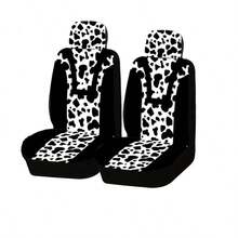 Leopard Print Patchwork Pattern Universal Car Seat Cover - Leopard Print Style - View 13