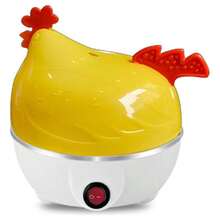 Electric Egg Cooker Steamer, Yellow Or White Chicken Design For Practical Kitchen - Japan A Type Plug(100V) - View 2