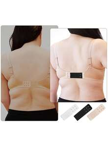 6件套文胸延长带，带2个钩子和3排扣，女士柔软舒适弹性文胸延长带肩带，带2个钩子，可调节背部钩扣式文胸延长带 - 彩色 - 查看 8