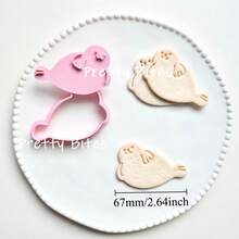 海洋动物饼干模具 海豹饼干模具 海洋生物饼干模具 DIY饼干烘焙工具 - 彩色 - 查看 6