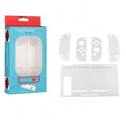 1pc Crystal Protective Case For Nintendo Switch, Transparent PC Crystal Box, Perfect Design, Holiday/Birthday Gift