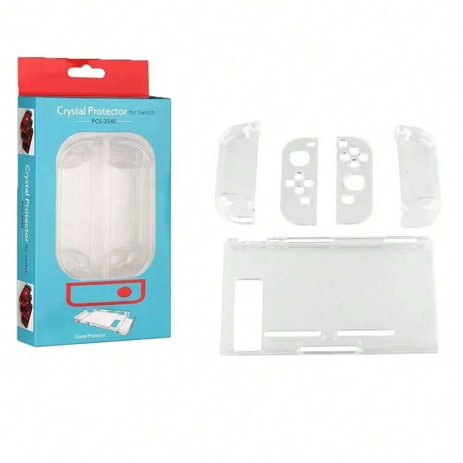 1pc Crystal Protective Case For Nintendo Switch, Transparent PC Crystal Box, Perfect Design, Holiday/Birthday Gift - View 1