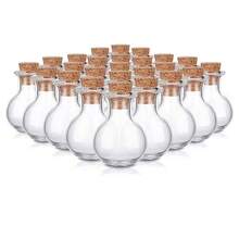 2pcs Glass Wishing Bottles, Trinket Storage Bottles, Drift Bottles - Clear - View 5