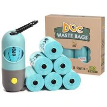 90pcs/120pcs/150pcs/270pcs Dog Waste Bags, 6/8/10/18 Rolls Per Box, 1.3 Inch Thick Smooth Dog Poop Bags, Leak-Proof, Odor-Proof, Thickened Design, Coffee Scented, Suitable For Outdoor Dog Walking, Litter Box And Home Cleaning - View 9