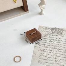 胡桃木黑色和米色戒指展示架，高端珠宝戒指展示架，珠宝店展示架，摄影道具 - 彩色 - 查看 25