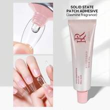 Ruokoco 1片30克固体指甲胶贴,专用指甲胶,超强粘性UV凝胶指甲贴,速干强力胶,适用于假指甲、亚克力凝胶,需使用UV/LED灯固化。 - 無色 - 查看 18