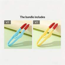 Bộ dụng cụ tẩy vết nước mắt cho mèo và chó, bao gồm bàn chải mềm làm sạch mắt và bàn chải chải lông. - Xem 9