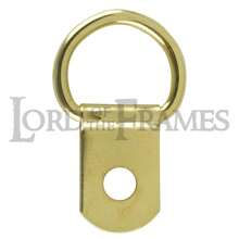 Hanging Picture Frame Photo Canvas D Rings Single Brass 500 No Screws 28x17mm - C - View 6