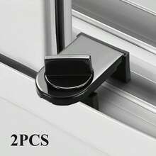 2pcs Heavy Duty Aluminum Alloy Sliding Window Limiter - Anti-Theft, Anti-Fall - Home Metal Window Hardware - A - View 13