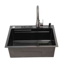 YUNRUX Kitchen Sinks - Black - View 3