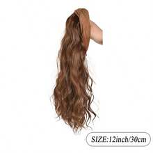 Wig Rambut Bentuk Lingkaran, Pengganti Kepala Wanita, Blok Peningkat Jumlah, Alat Ilahi, Penutup Alami, Potongan Pengganti Rambut Putih, Penutup Setengah Kepala Bentuk Lingkaran Rambut - MultiWarna - View 4