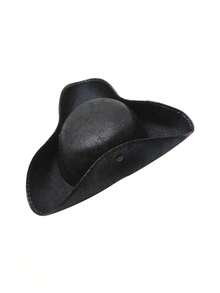 Unisex Brown Sailor Pirate Hat Triangular Cap Fashion Captain Hat Performance Costume Fun Hat Masquerade Cosplay Prop Pirate Hat Pirate Bandana Pirate Eye Patch Performance Prop Holiday Costume Prop - Pirate Hat - View 9