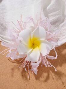 1个精致甜美浪漫雏菊仿真花发夹，适合海滩度假 - 彩色 - 查看 13